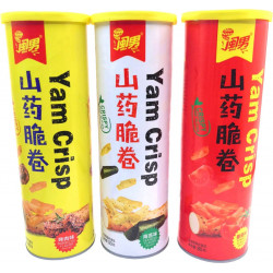 Чипсы из ямса Yam Chip со вкусом стейка, нори, томата 80гр*36шт в 1кор