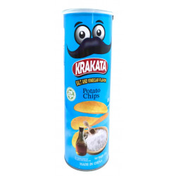 Чипсы картофельные Krakata со вкусом морской соли 100гр*14шт в 1кор