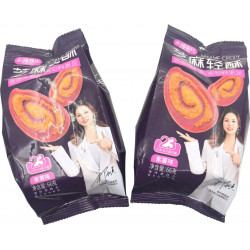 Крекеры пшеничные Sesame Crispy малиновый рулет 66гр*60шт в 1кор
