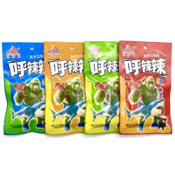 Снек соевый Su Zhi со вкусом акульего плавника в ассорти из специй 20гр*14бл*30шт