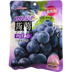 Желе фруктовое Konjac со вкусом винограда 100гр*20шт*10бл