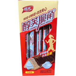 Хрустящее бисквитное печенье с отрубями Crisp Angle с молочной начинкой 22гр*20шт*12бл