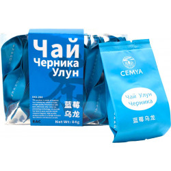 Чай зеленый Cemya черничный улун 84гр*12пакетиков