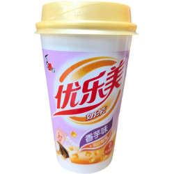 Молочный  чай MilkTea со вкусом таро 80гр*30шт(1 стаканчик 80гр*30 шт в 1 коробке)