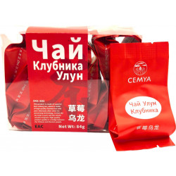 Чай зеленый Cemya клубничный улун 84гр*12пакетиков